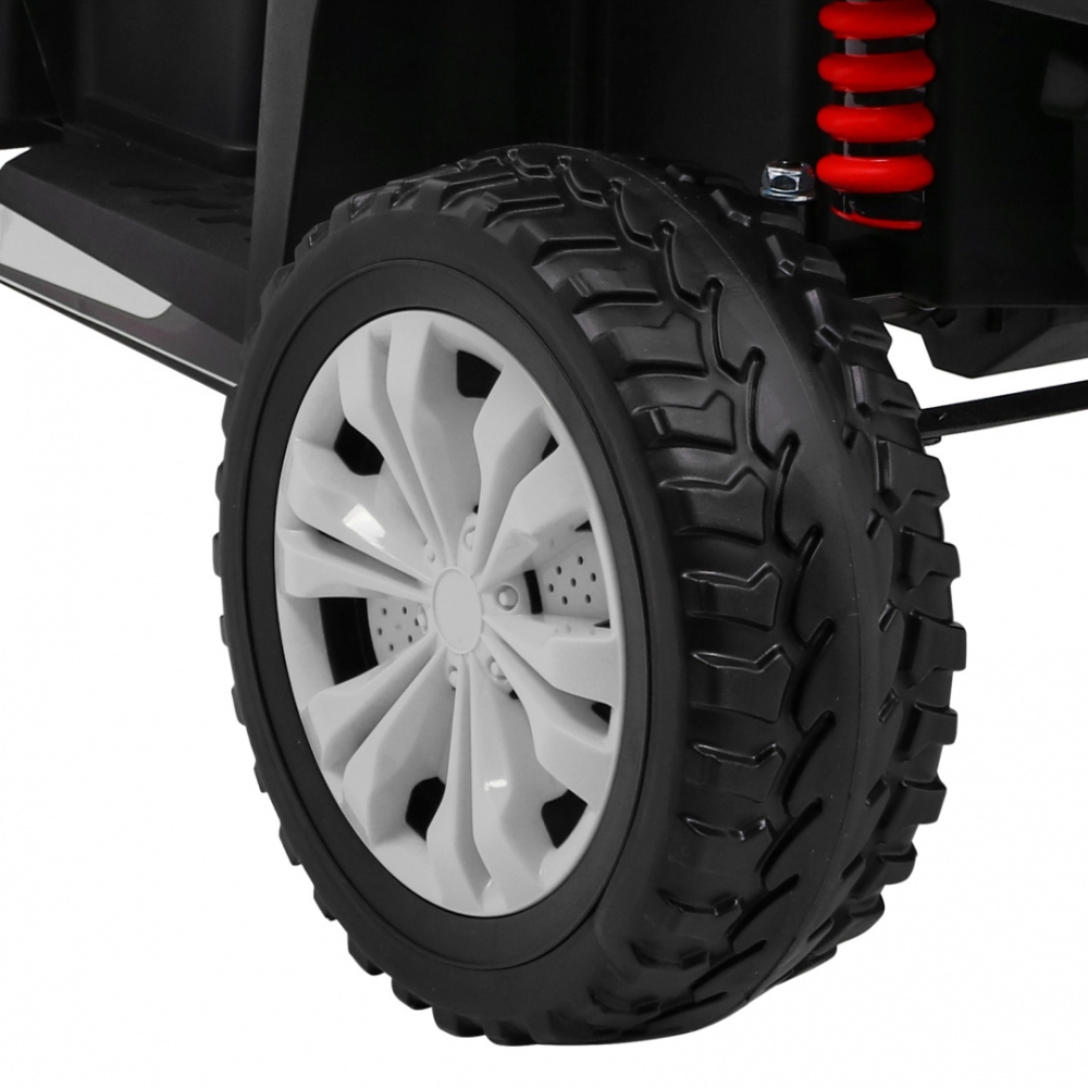 Dvivietis elektrinis Farmer Truck 4x4, Blue-Elektromobiliai vaikams, Sunkvežimiai-e-vaikas