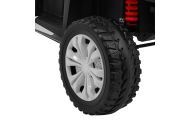 Dvivietis elektrinis Farmer Truck 4x4, Blue-Elektromobiliai vaikams, Sunkvežimiai-e-vaikas