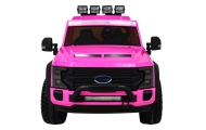 Elektromobilis Ford Super Duty pickup, Pink-Elektromobiliai vaikams, Visureigiai-e-vaikas