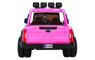 Elektromobilis Ford Super Duty pickup, Pink-Elektromobiliai vaikams, Visureigiai-e-vaikas