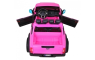 Elektromobilis Ford Super Duty pickup, Pink-Elektromobiliai vaikams, Visureigiai-e-vaikas
