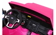 Elektromobilis Ford Super Duty pickup, Pink-Elektromobiliai vaikams, Visureigiai-e-vaikas