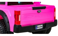 Elektromobilis Ford Super Duty pickup, Pink-Elektromobiliai vaikams, Visureigiai-e-vaikas