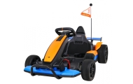 „McLaren Drift“ akumuliatorinis kartingas vaikams + Drifto funkcija + Sportinė sėdynė + LED žibintai + Lėtas startas + EVA-Elekt