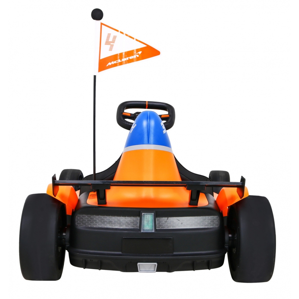 Elektrinis kartingas McLaren Drift, Orange-Elektromobiliai vaikams, Kartingai vaikams-e-vaikas