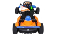„McLaren Drift“ akumuliatorinis kartingas vaikams + Drifto funkcija + Sportinė sėdynė + LED žibintai + Lėtas startas + EVA-Elekt