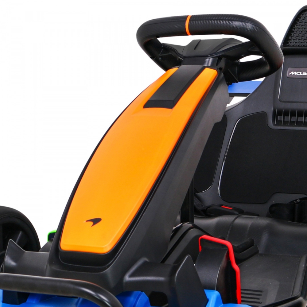 Elektrinis kartingas McLaren Drift, Orange-Elektromobiliai vaikams, Kartingai vaikams-e-vaikas