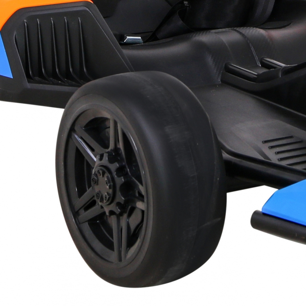 „McLaren Drift“ akumuliatorinis kartingas vaikams + Drifto funkcija + Sportinė sėdynė + LED žibintai + Lėtas startas + EVA-Elekt