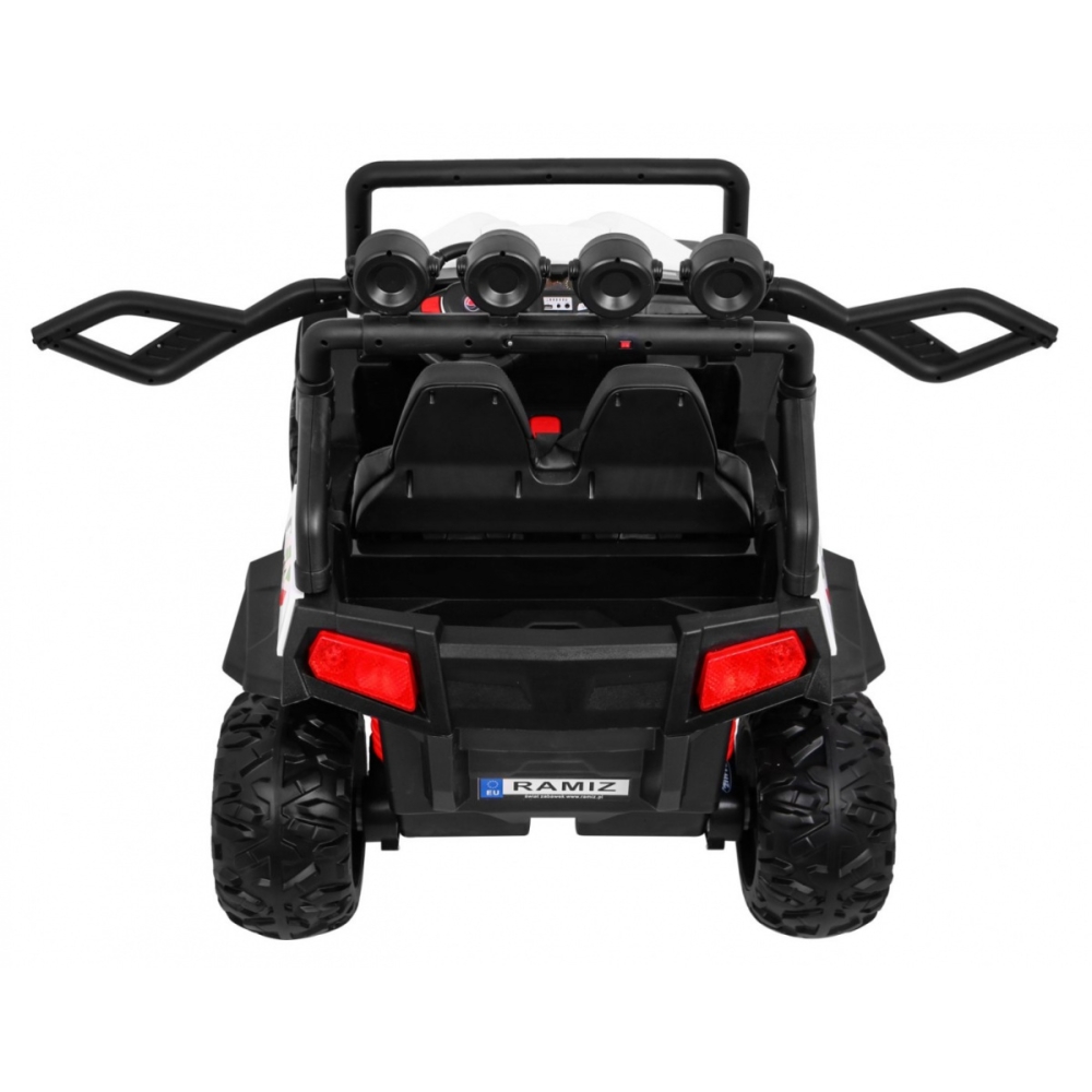 Elektrinis Buggy Grand Lift 4x4, White-Elektromobiliai vaikams, Keturračiai ir bagiai-e-vaikas
