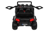 Terenowe Grand Buggy Lift dla dzieci Biały + Napęd 4x4 + Pilot + Bagażnik + Radio MP3 + LED