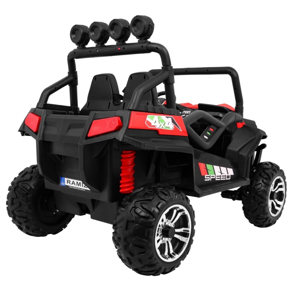 Elektrinis Buggy Grand Lift 4x4, Red-Elektromobiliai vaikams, Keturračiai ir bagiai-e-vaikas