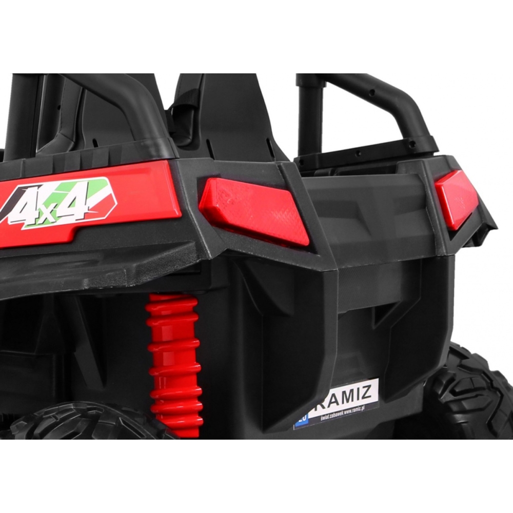 Elektrinis Buggy Grand Lift 4x4, Red-Elektromobiliai vaikams, Keturračiai ir bagiai-e-vaikas