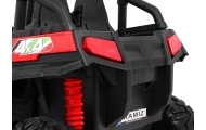 Terenowe Grand Buggy Lift dla dzieci Czerwony + Napęd 4x4 + Pilot + Bagażnik + Radio MP3 + LED