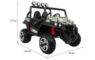 Terenowe Grand Buggy Lift dla dzieci Moro + Napęd 4x4 + Pilot + Bagażnik + Radio MP3 + LED