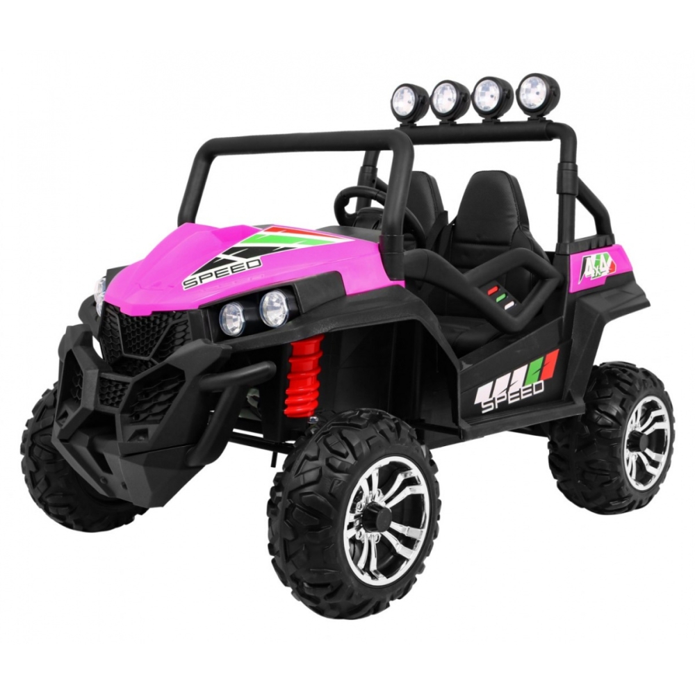 Elektrinis Buggy Grand Lift 4x4, Pink-Elektromobiliai vaikams, Keturračiai ir bagiai-e-vaikas