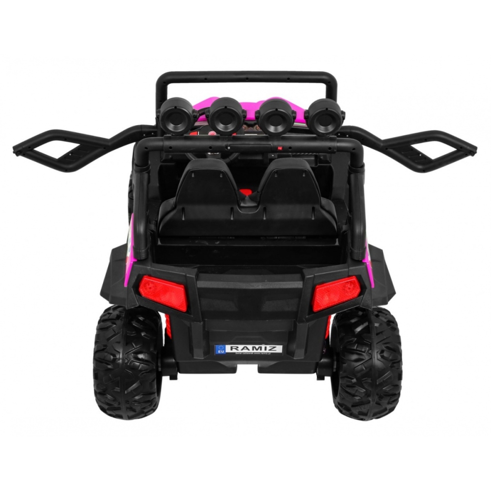Elektrinis Buggy Grand Lift 4x4, Pink-Elektromobiliai vaikams, Keturračiai ir bagiai-e-vaikas