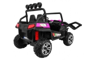 Terenowe Grand Buggy Lift dla dzieci Różowy + Napęd 4x4 + Pilot + Bagażnik + Radio MP3 + LED
