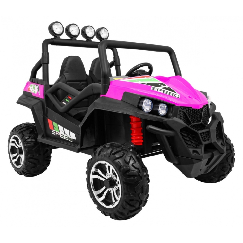 Elektrinis Buggy Grand Lift 4x4, Pink-Elektromobiliai vaikams, Keturračiai ir bagiai-e-vaikas