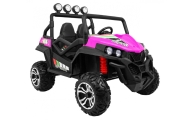 Terenowe Grand Buggy Lift dla dzieci Różowy + Napęd 4x4 + Pilot + Bagażnik + Radio MP3 + LED