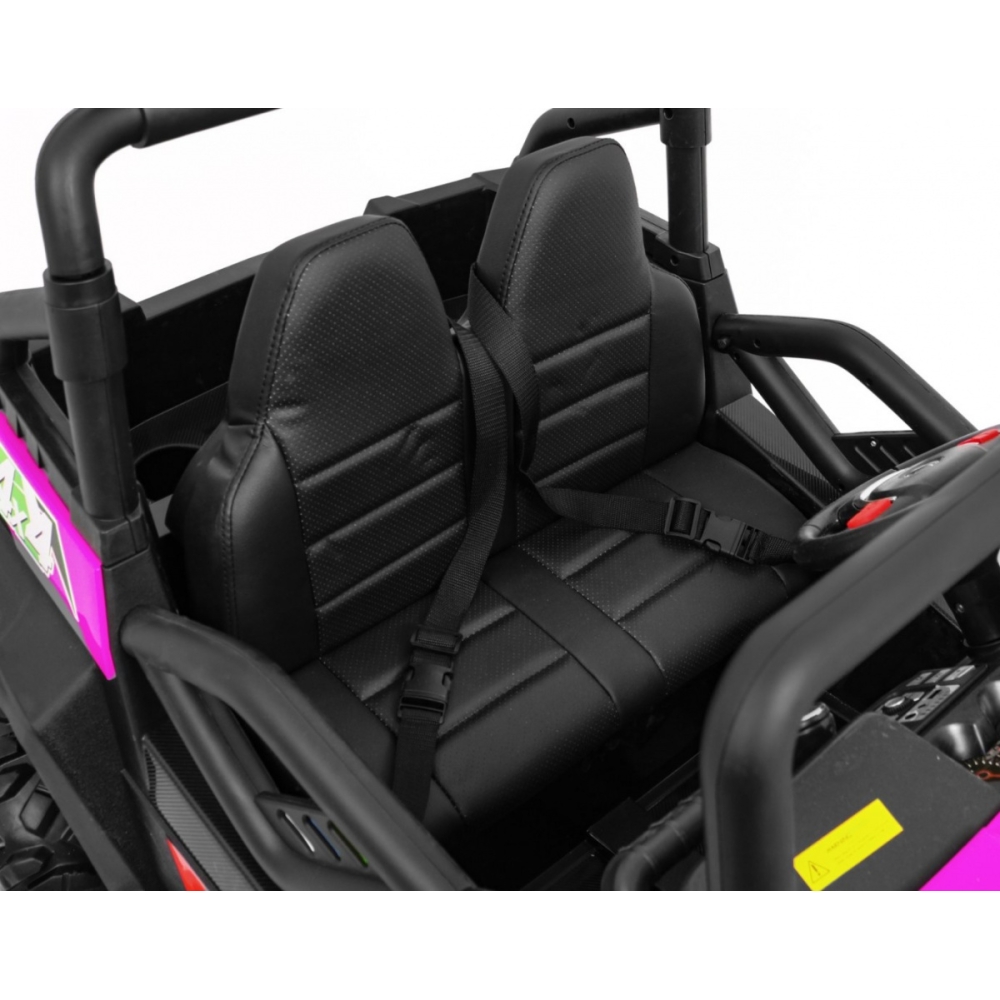 Elektrinis Buggy Grand Lift 4x4, Pink-Elektromobiliai vaikams, Keturračiai ir bagiai-e-vaikas