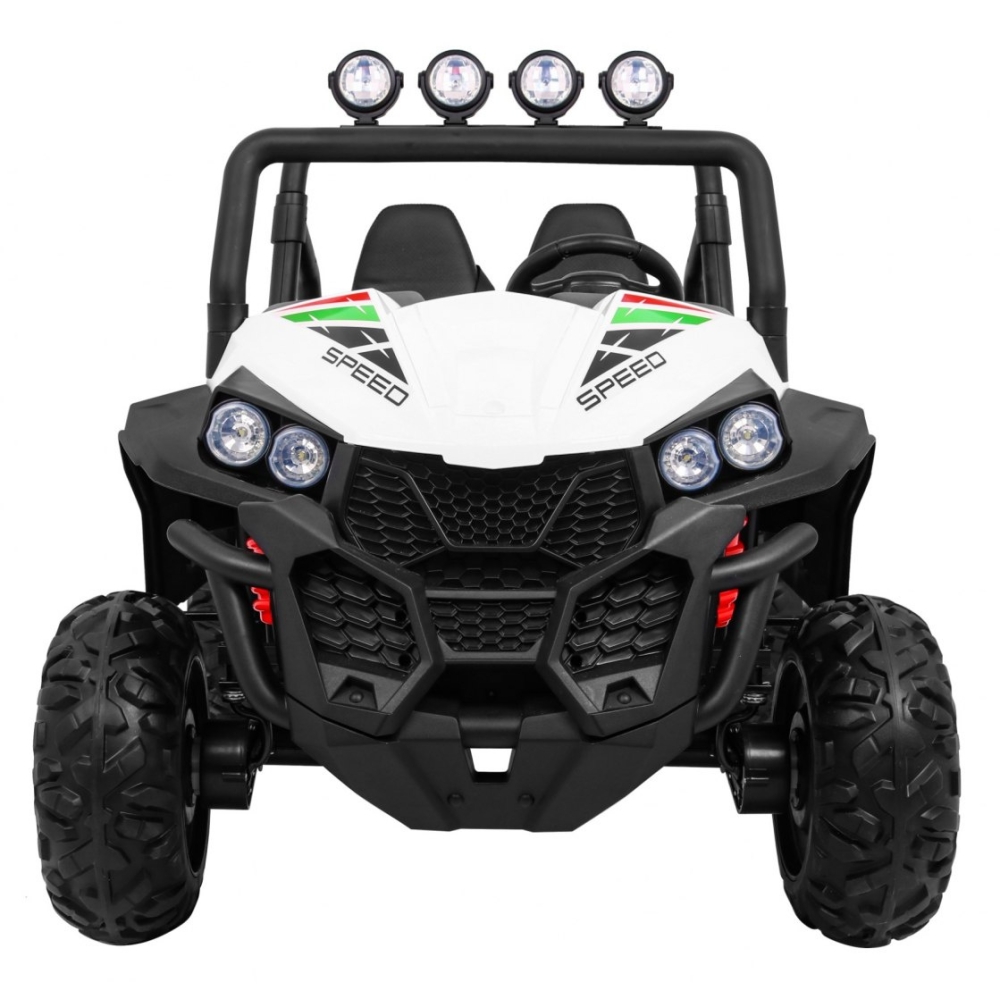Elektrinis Buggy Grand Lift Strong 4x4, White-Elektromobiliai vaikams, Keturračiai ir bagiai-e-vaikas