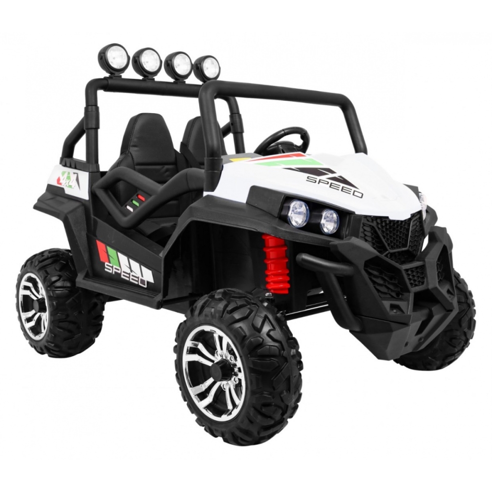 Elektrinis Buggy Grand Lift Strong 4x4, White-Elektromobiliai vaikams, Keturračiai ir bagiai-e-vaikas