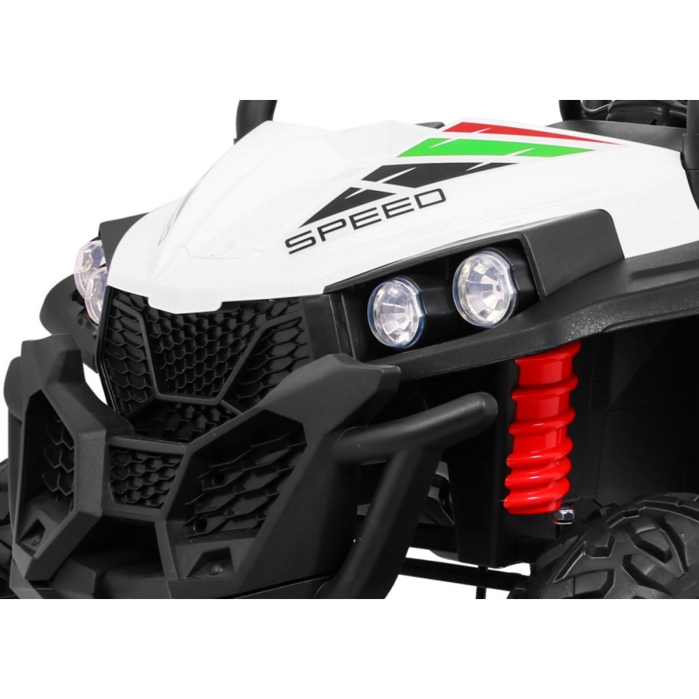 Elektrinis Buggy Grand Lift Strong 4x4, White-Elektromobiliai vaikams, Keturračiai ir bagiai-e-vaikas
