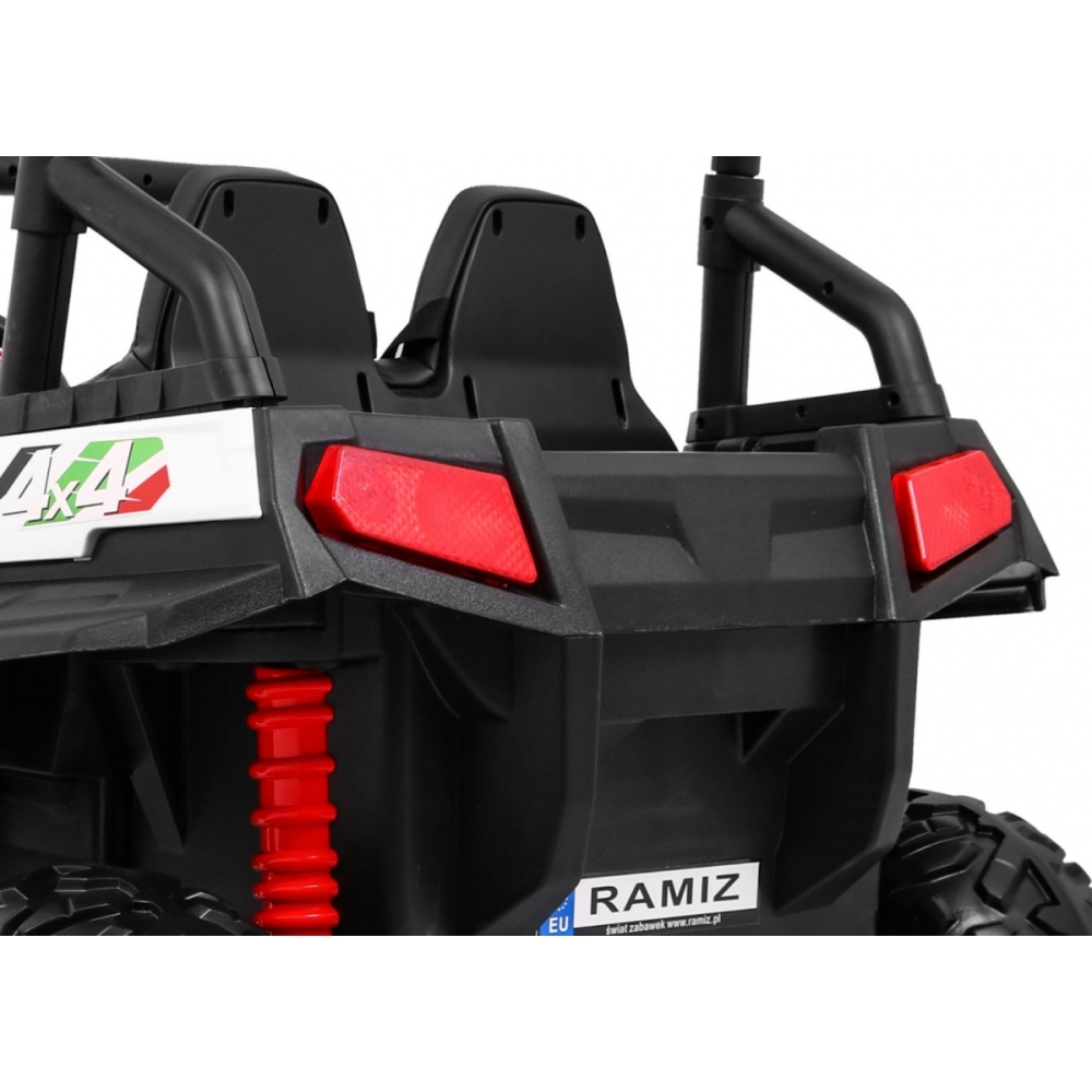 Elektrinis Buggy Grand Lift Strong 4x4, White-Elektromobiliai vaikams, Keturračiai ir bagiai-e-vaikas