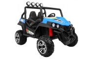 Grand Buggy Strong Lift dla dzieci Niebieski + Napęd 4x4 + Pilot + Bagażnik + Radio MP3 + LED