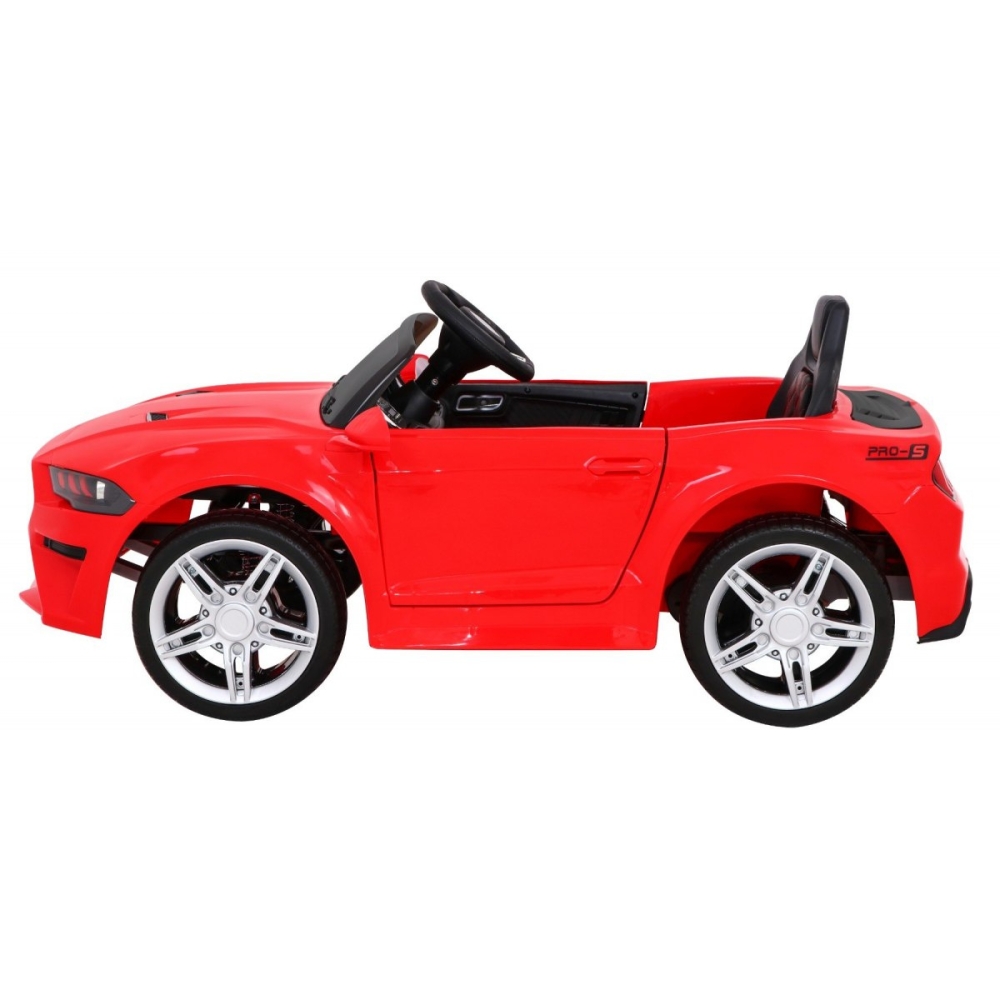 Elektromobilis GT Sport, raudonas-Elektromobiliai vaikams, Mašinos-e-vaikas