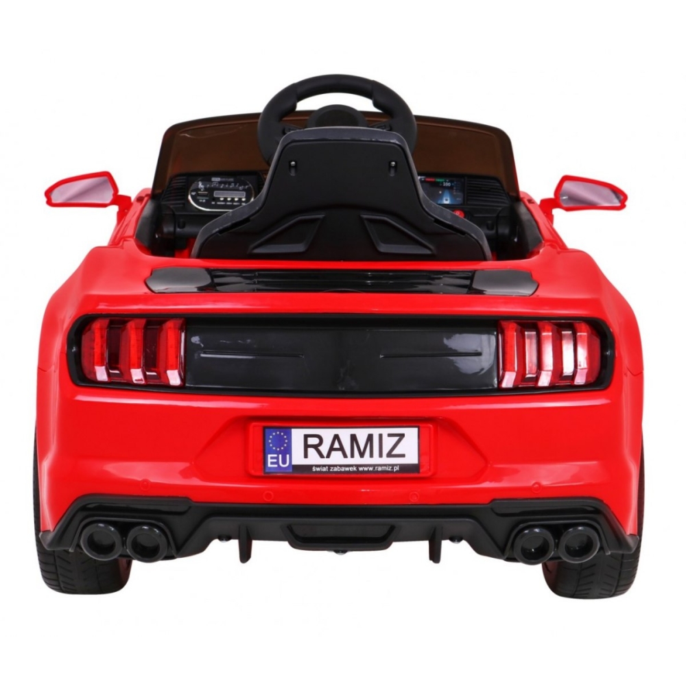 Elektromobilis GT Sport, raudonas-Elektromobiliai vaikams, Mašinos-e-vaikas