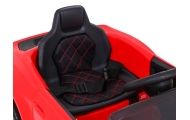 Autko GT Sport na akumulator dla dzieci Czerwony + Pilot + Wolny Start + Bagażnik + MP3 LED