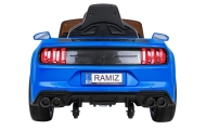 Autko GT Sport na akumulator dla dzieci Niebieski + Pilot + Wolny Start + Bagażnik + MP3 LED