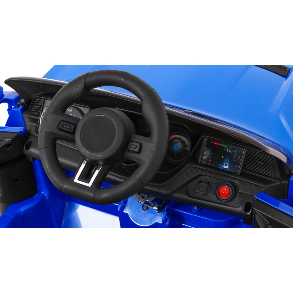 Elektromobilis GT Sport, mėlynas-Elektromobiliai vaikams, Mašinos-e-vaikas