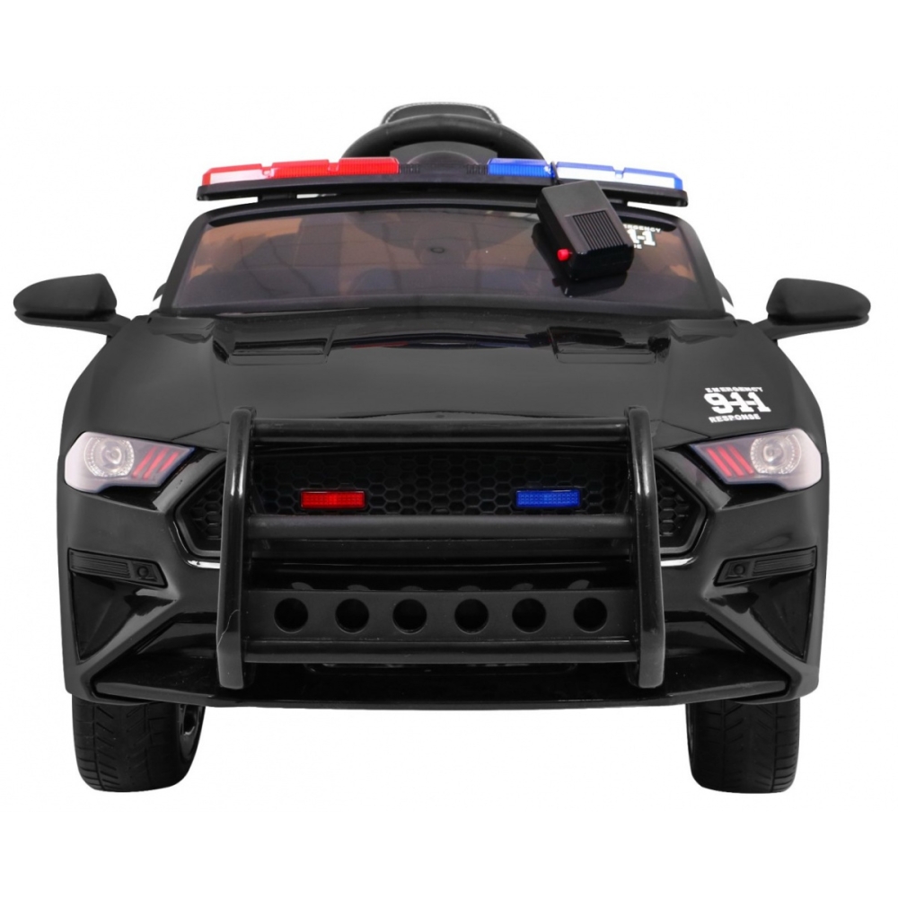 Elektromobilis GT Sport Policija, Black-Elektromobiliai vaikams, Mašinos-e-vaikas