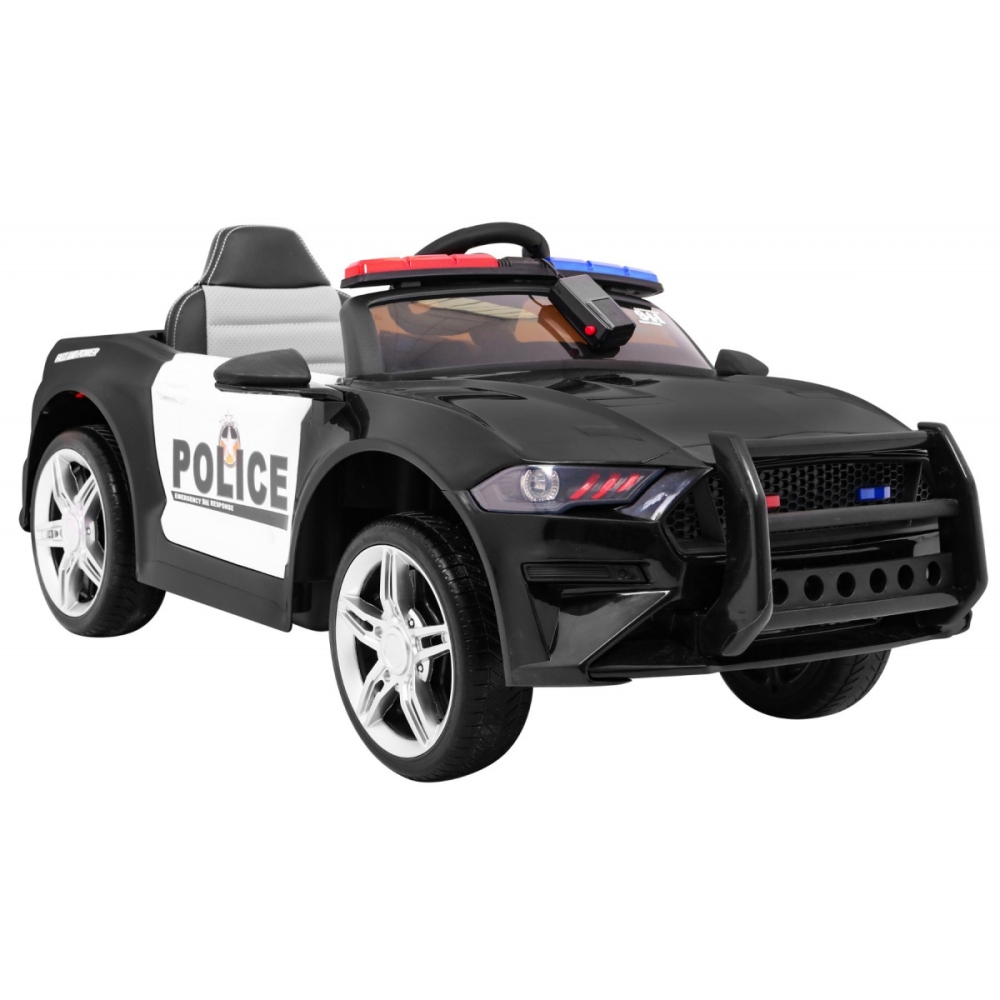 Elektromobilis GT Sport Policija, Black-Elektromobiliai vaikams, Mašinos-e-vaikas