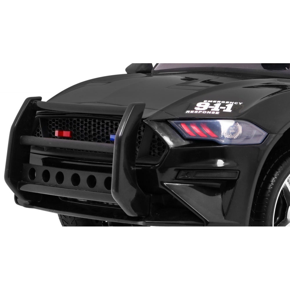 Elektromobilis GT Sport Policija, Black-Elektromobiliai vaikams, Mašinos-e-vaikas