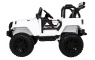 Elektromobilis Jeep All Terrain, baltas-Elektromobiliai vaikams, Visureigiai-e-vaikas