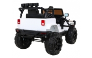 Elektromobilis Jeep All Terrain, baltas-Elektromobiliai vaikams, Visureigiai-e-vaikas