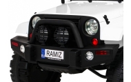 Elektromobilis Jeep All Terrain, baltas-Elektromobiliai vaikams, Visureigiai-e-vaikas