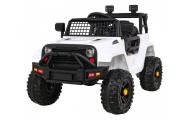 Elektromobilis Jeep Dark Night, White-Elektromobiliai vaikams, Visureigiai-e-vaikas