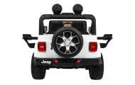 Elektromobilis Jeep Wrangler Rubicon, White-Elektromobiliai vaikams, Visureigiai-e-vaikas