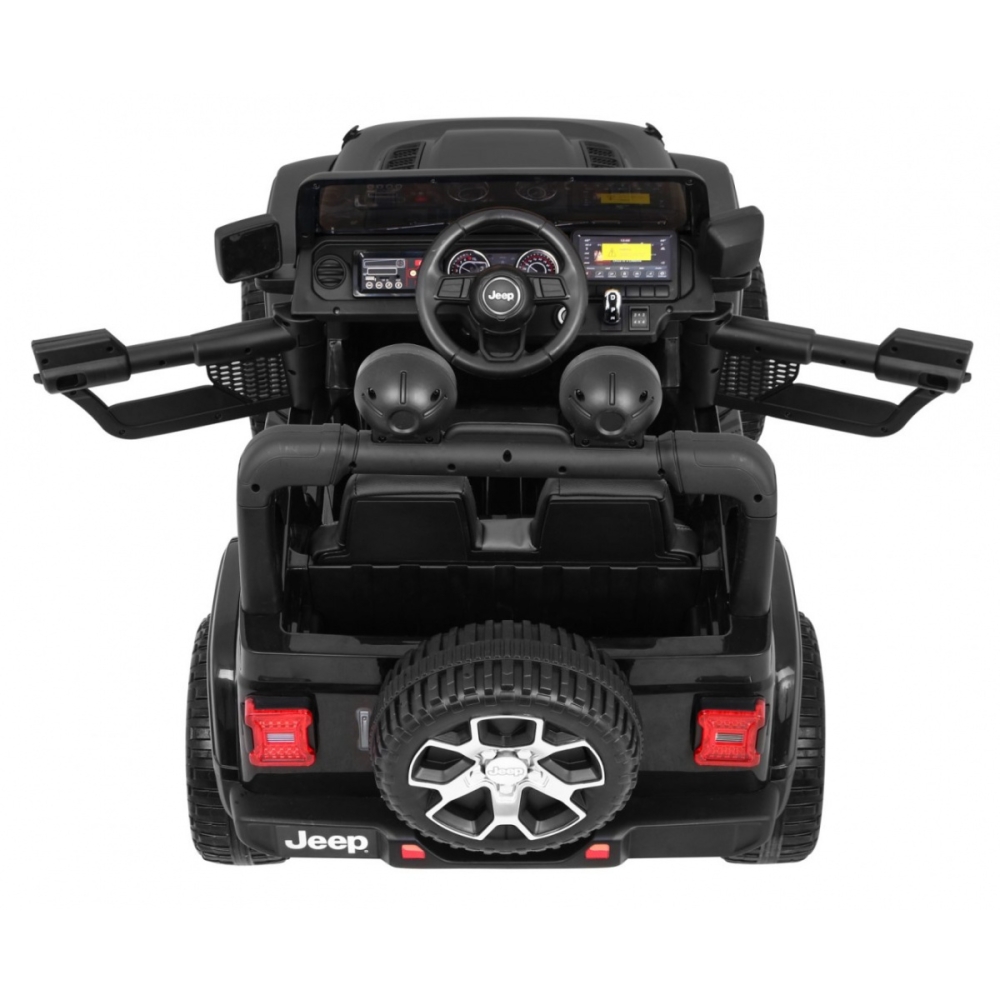 Elektromobilis Jeep Wrangler Rubicon, Black-Elektromobiliai vaikams, Visureigiai-e-vaikas
