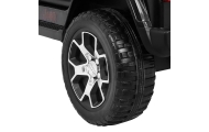 Jeep Wrangler Rubicon na akumulator dla dzieci Czarny + Pilot + Radio MP3 LED + Koła EVA