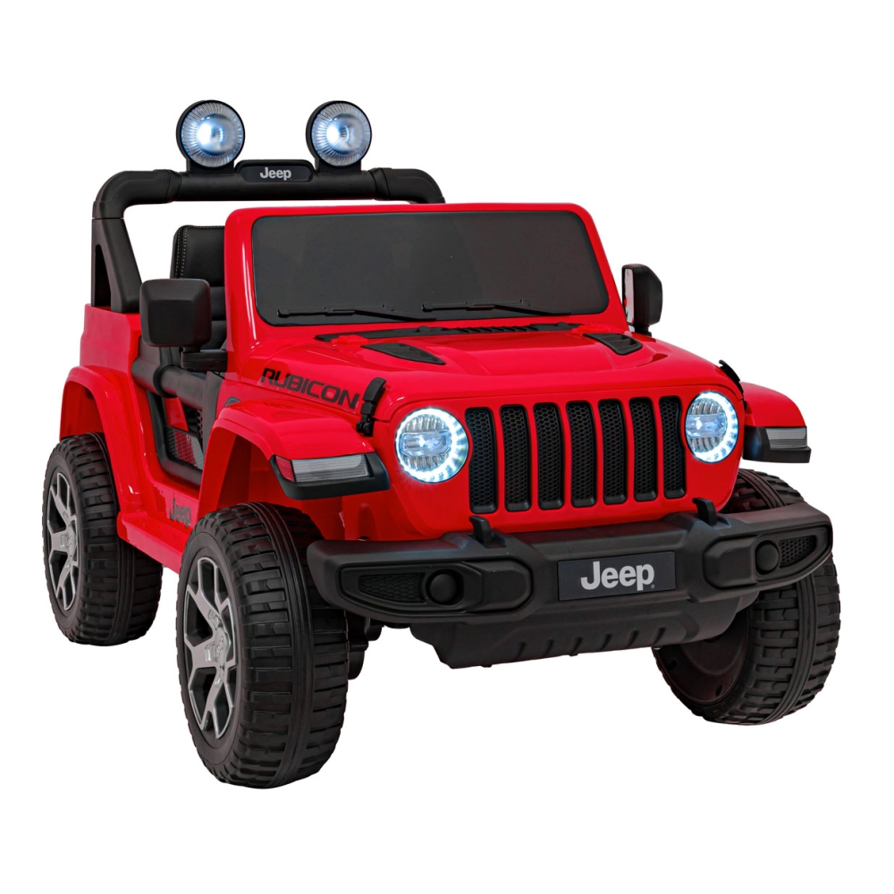 Elektromobilis Jeep Wrangler Rubicon, Red-Elektromobiliai vaikams, Visureigiai-e-vaikas