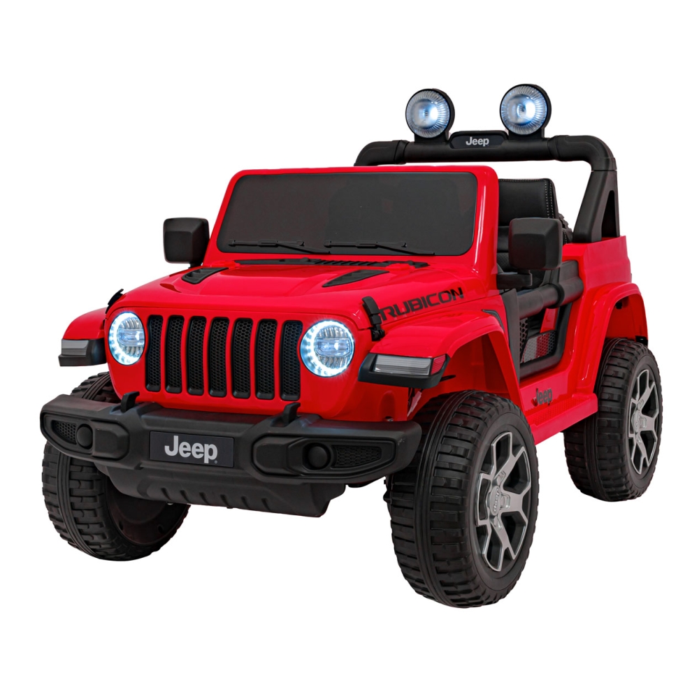 Elektromobilis Jeep Wrangler Rubicon, Red-Elektromobiliai vaikams, Visureigiai-e-vaikas
