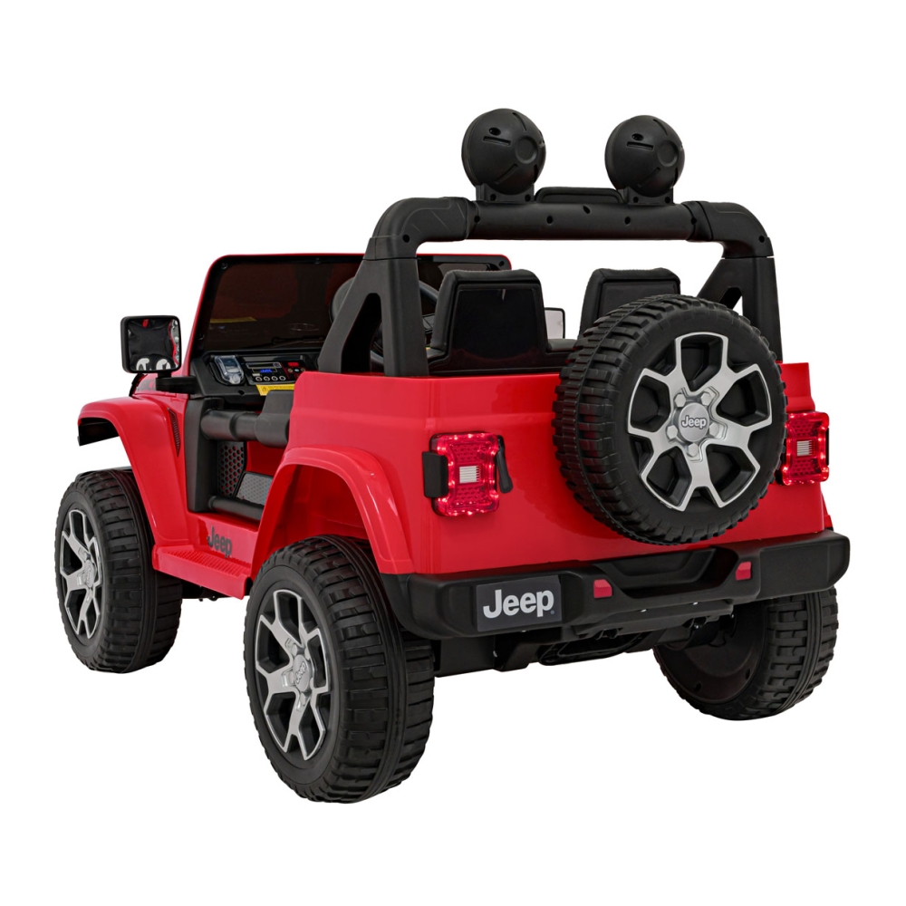Elektromobilis Jeep Wrangler Rubicon, Red-Elektromobiliai vaikams, Visureigiai-e-vaikas