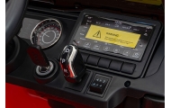Jeep Wrangler Rubicon na akumulator dla dzieci Czerwony + Pilot + Radio MP3 LED + Koła EVA