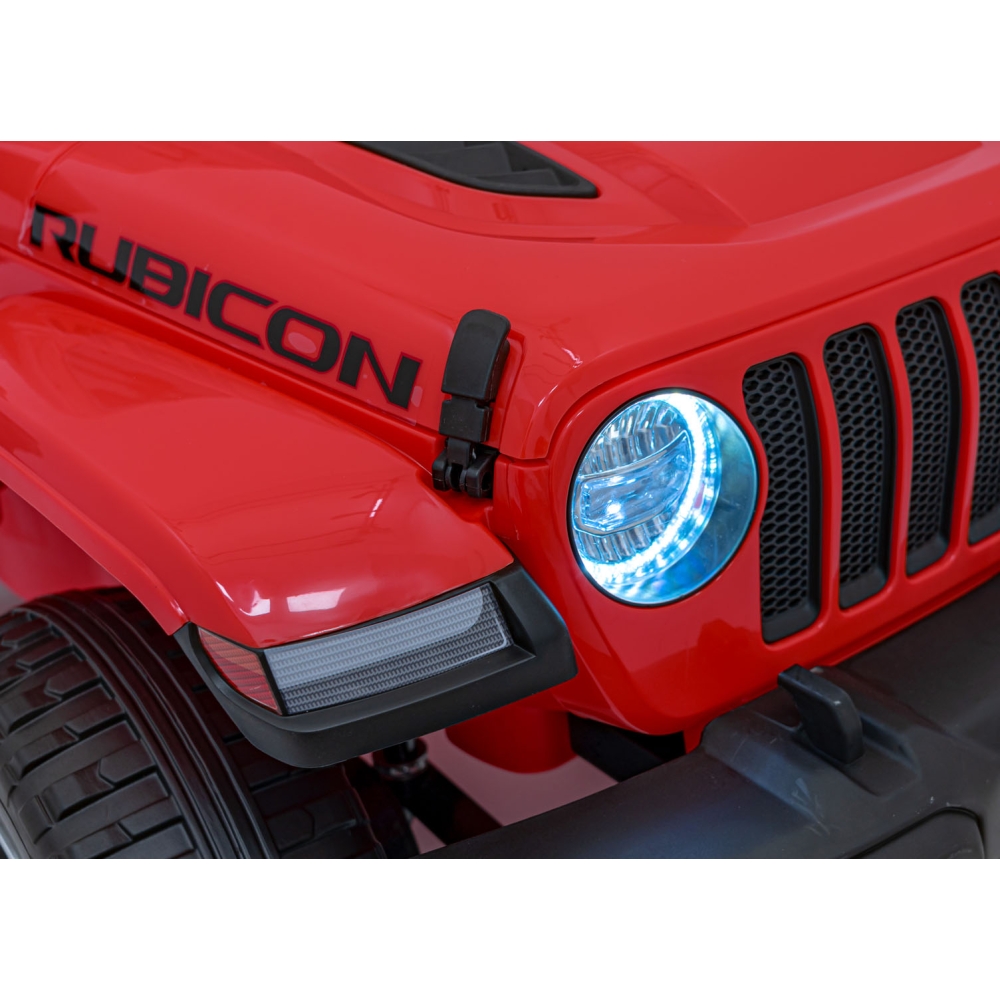 Elektromobilis Jeep Wrangler Rubicon, Red-Elektromobiliai vaikams, Visureigiai-e-vaikas