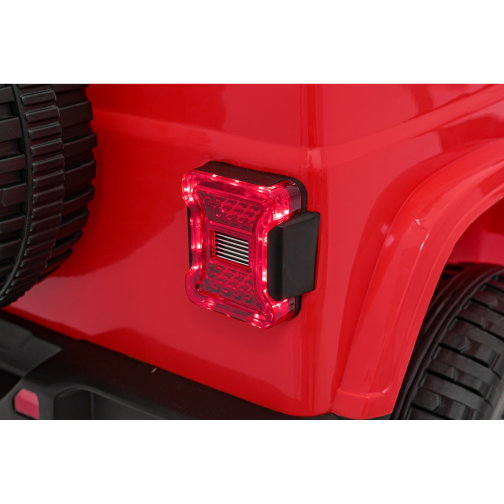 Elektromobilis Jeep Wrangler Rubicon, Red-Elektromobiliai vaikams, Visureigiai-e-vaikas